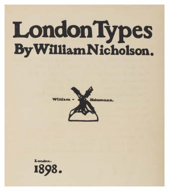 London Types; titlepage