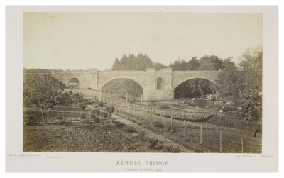 Alness Bridge, Two arches of 60 feet span
