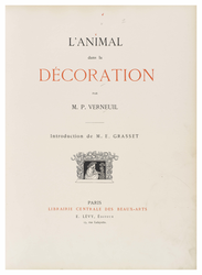 L'animal dans la décoration - Title page