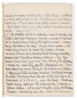 Page 121 from Ethel Moir Diary, Vol 1