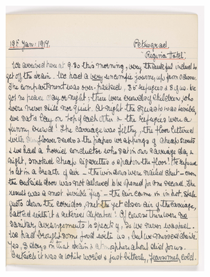 Page 184 from Ethel Moir Diary, Vol 1