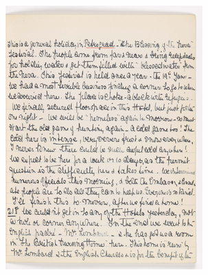 Page 185 from Ethel Moir Diary, Vol 1