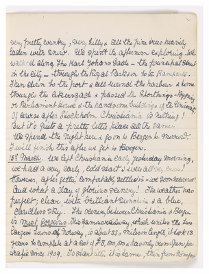 Page 219 from Ethel Moir Diary, Vol 1
