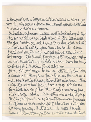 Page 21 from Ethel Moir Diary, Vol 1