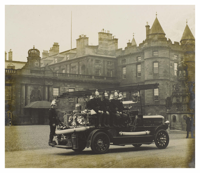 Edinburgh Fire Brigade at Holyrood Palace