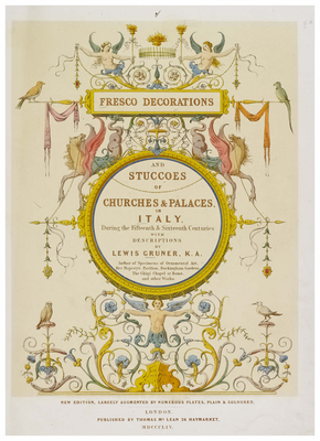 Frontispiece of Fresco decorations & stuccoes in Italy
