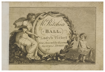 Mr. Ritchie's Ball, Lady's Ticket, New Assembly Rooms 