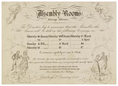 Notice of Assemblies to be held at the Assembly Rooms 