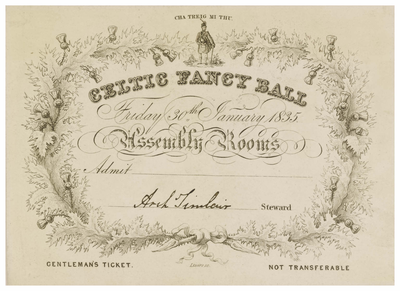 Gentleman's ticket for Celtic Fancy Ball