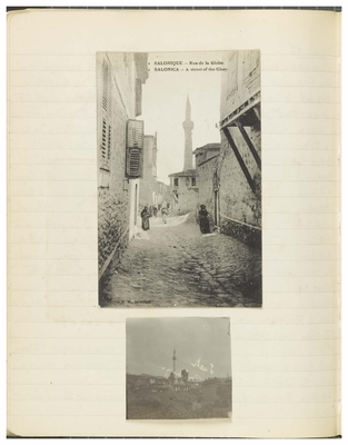 Page 41 from Ethel Moir Diary, Vol 3, 2 photographs