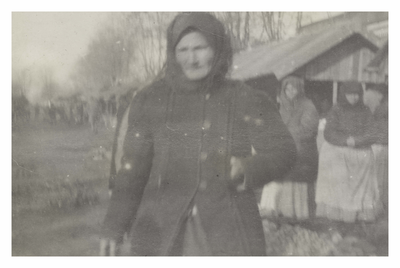 Russian peasant woman marketing- Izmail, Dec 1916