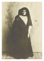 Faldetta [a hooded cape worn by Maltese women]