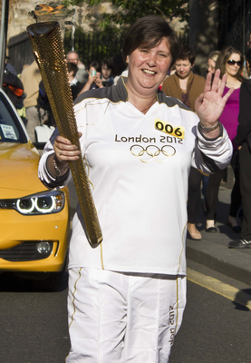 Olympic Torch Relay Runner, Edinburgh