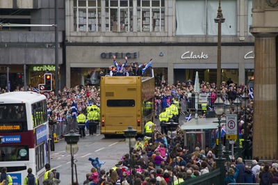 Olympic parade in Edinburgh
