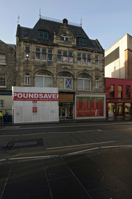 Poundsavers shop front showing renovated shop window