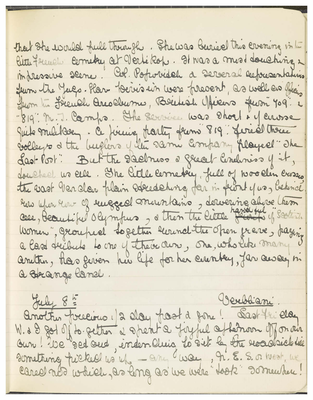Page 72 from Ethel Moir Diary, Vol 3