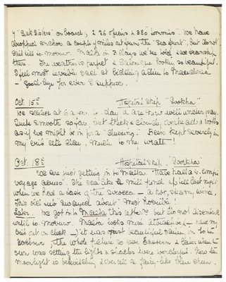 Page 90 from Ethel Moir Diary, Vol 3