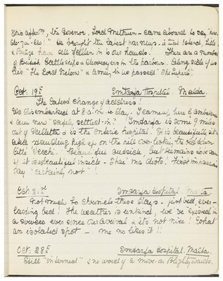 Page 92 from Ethel Moir Diary, Vol 3