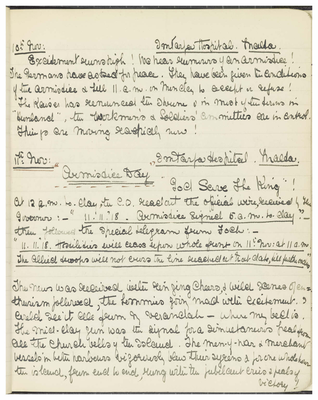 Page 100 from Ethel Moir Diary, Vol 3