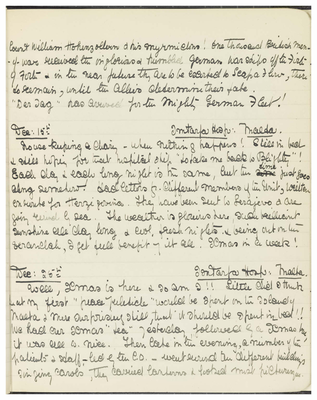 Page 102 from Ethel Moir Diary, Vol 3