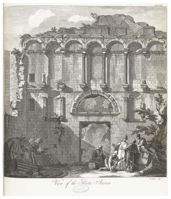 View of the Porta Aurea