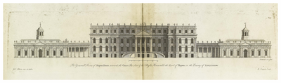 The general front elevation of Hopetoun House