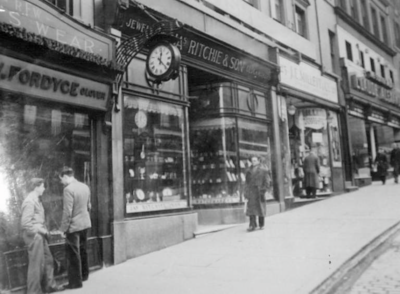 James Ritchie & Son, clockmakers, 25 Leith Street