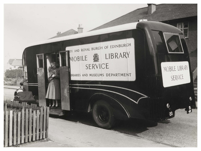 Mobile libraries: Austin 3 ton van; repainted