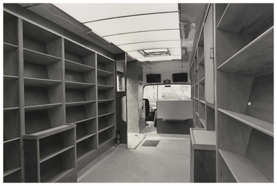 Mobile library interior