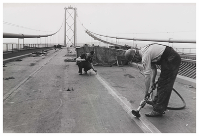 Forth Road Bridge: buffing of joints
