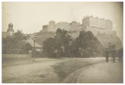 Edinburgh Castle before Military Hospital was erected
