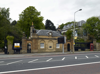 Old entrance gates to Edinburgh Zoo