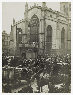 Proclamation at the Mercat Cross, Edinburgh