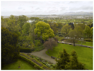 View from the Mansion House roof at Edinburgh Zoo