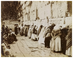 Jerusalem, the Jews wailing wall, a Friday