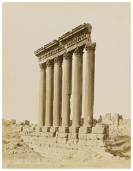 Baalbek, columns of the temple of the Sun