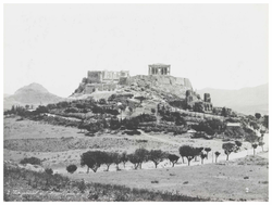 General view of the Acropolis from the Pnyx