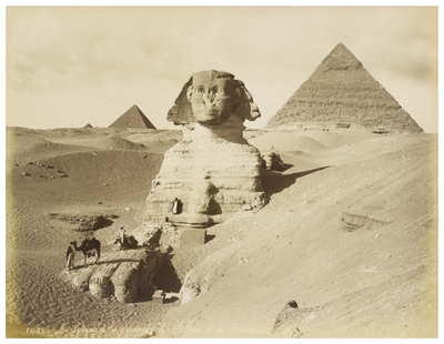 The Sphinx and the pyramids of Chephren and Mycerinus