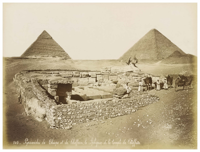 Cheops & Chephren pyramids, Sphinx & Chephren temple
