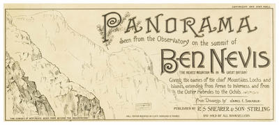 Title page from 'Panorama from the summit of Ben Nevis'