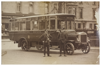 Omnibus at its Terminus in East Fettes Avenue