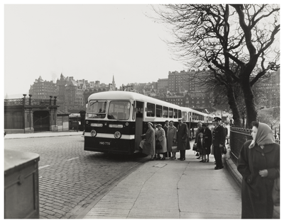 Waverley Bridge City Tour Buses 1958