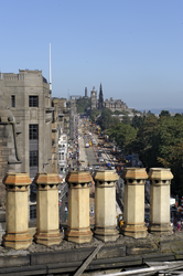 View from the rooftop of Shandwick Place looking east