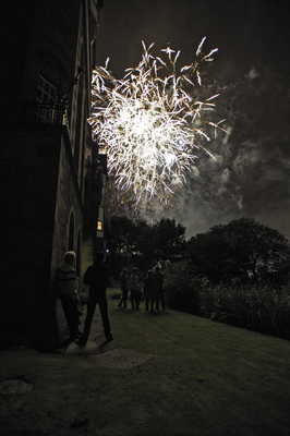 Fireworks to mark the end of the Edinburgh Festival