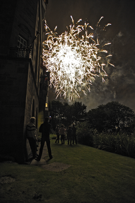 Fireworks to mark the end of the Edinburgh Festival