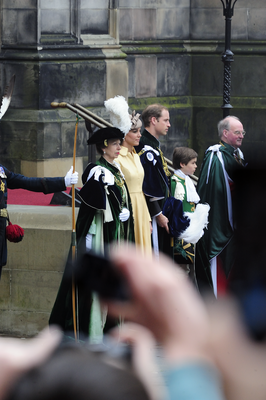 Members of the Royal family at St Giles