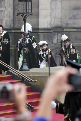 Queen and Duke of Edinburgh at St Giles Cathedral