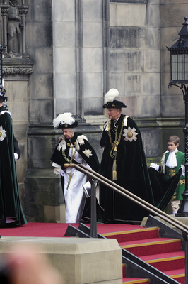 Queen and Duke of Edinburgh at St Giles
