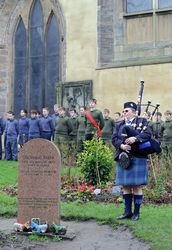 Piper at the 1st annual Greyfriars Commemoration
