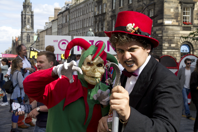 Street Performers, High Street, Edinburgh Fringe